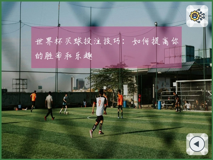 世界杯买球投注技巧：如何提高你的胜率和乐趣